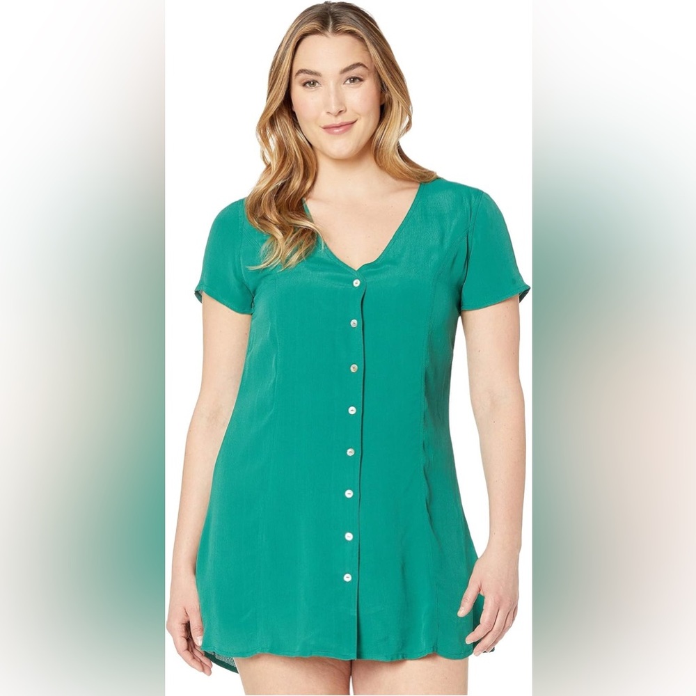 RVCA Green Mini Dress